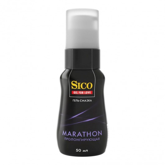 Пролонгирующая гель-смазка Sico Marathon - 50 мл. - Sico - купить с доставкой в Великом Новгороде