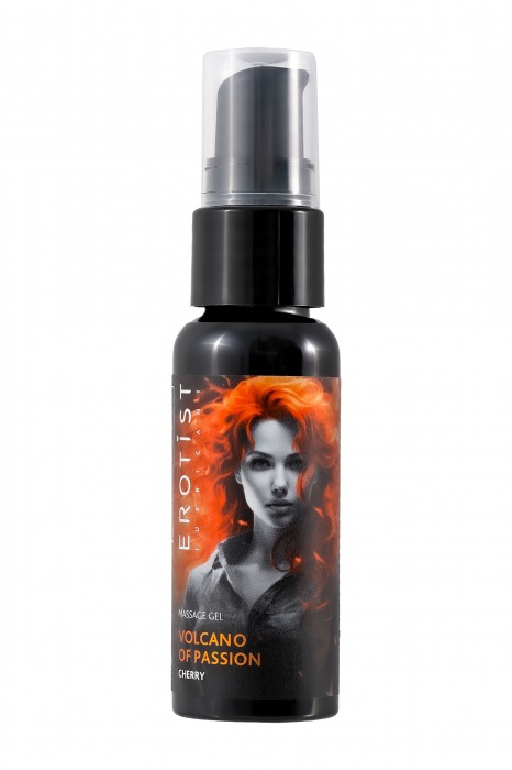 Гель с эффектом вибрации Volcano Of Passion со вкусом вишни - 25 мл. - Erotist Lubricants - купить с доставкой в Великом Новгороде