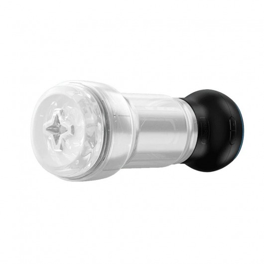 Набор PowerBlow   Feel Pocket Stroker Crystal: мастурбатор и интерактивная насадка - Kiiroo - в Великом Новгороде купить с доставкой