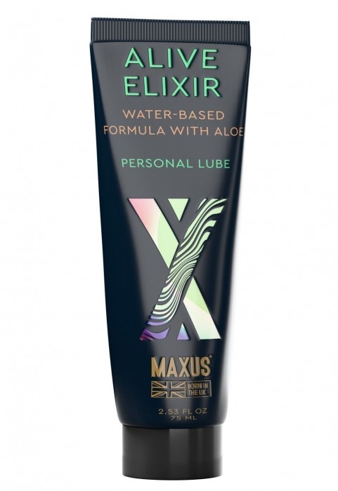 Интимный гель на водной основе MAXUS Alive Elixir - 75 мл. - Maxus - купить с доставкой в Великом Новгороде
