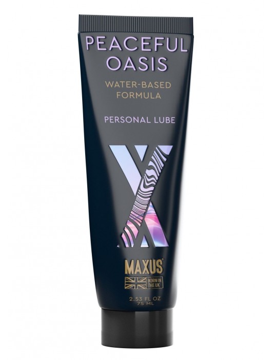 Интимный гель на водной основе MAXUS Peaceful Oasis - 75 мл. - Maxus - купить с доставкой в Великом Новгороде