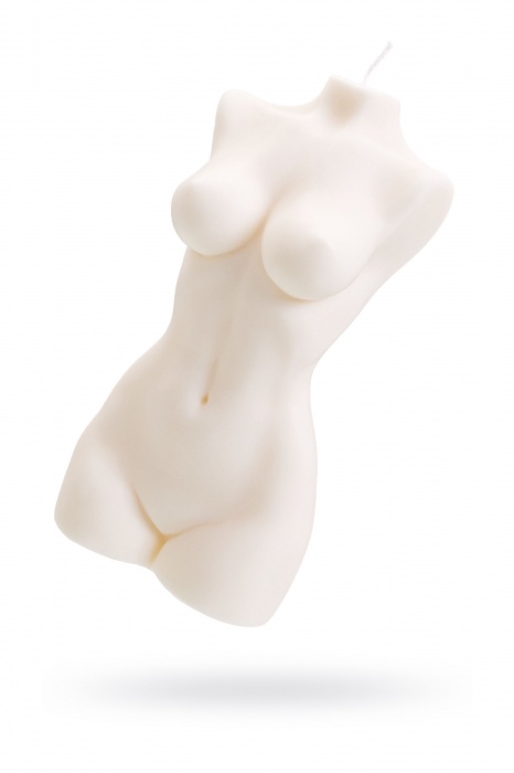 Белая интерьерная свеча в форме женского торса - 850 гр. - Pecado - купить с доставкой в Великом Новгороде