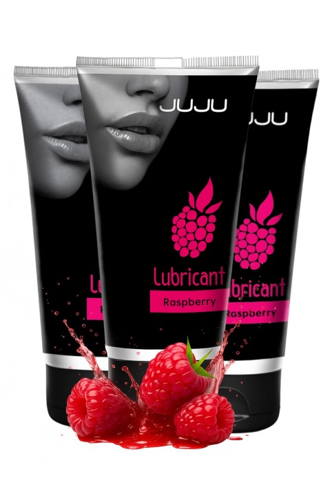 Набор из 3 съедобных лубрикантов JUJU со вкусом малины - JuJu - купить с доставкой в Великом Новгороде Набор из 3 съедобных лубрикантов JUJU со вкусом малины - JuJu - купить с доставкой в Великом Новгороде