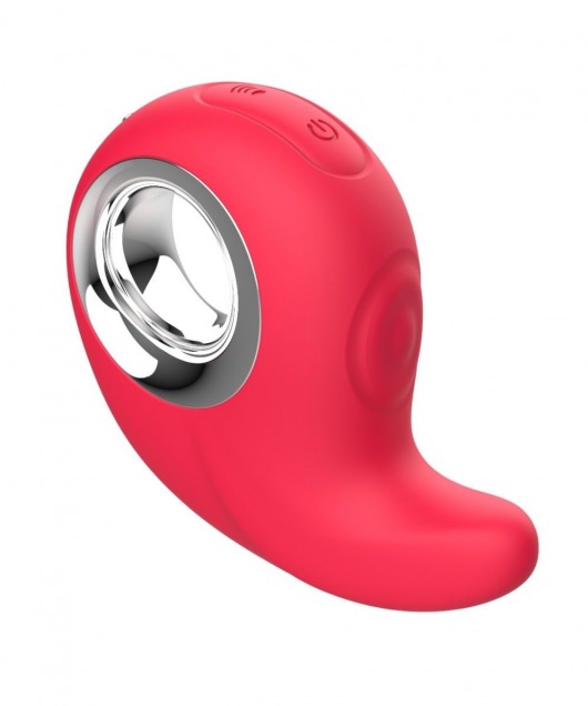 Красный клиторальный массажер с функцией постукивания - Secwell в Великом Новгороде Красный клиторальный массажер с функцией постукивания - Secwell