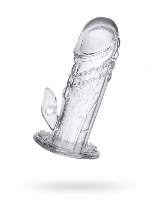 Прозрачная насадка на пенис Uco - 13 см. - A-toys - в Великом Новгороде купить с доставкой