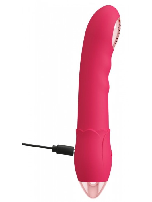 Малиновая насадка на душ с вибрацией Showers to orgasm - 20,1 см. - Orion - купить с доставкой в Великом Новгороде