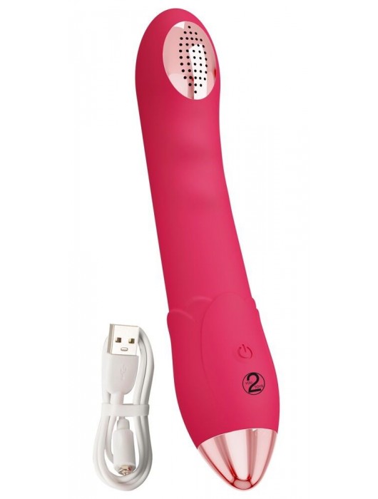 Малиновая насадка на душ с вибрацией Showers to orgasm - 20,1 см. - Orion - купить с доставкой в Великом Новгороде