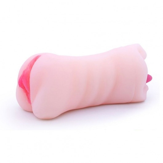 Телесный двусторонний мастурбатор - вагина и ротик - Boys of Toys - в Великом Новгороде купить с доставкой