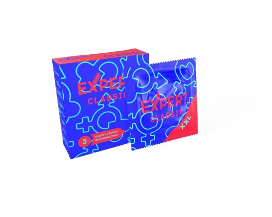 Презервативы увеличенного размера Expert Classic XXL - 3 шт. - Expert - купить с доставкой в Великом Новгороде