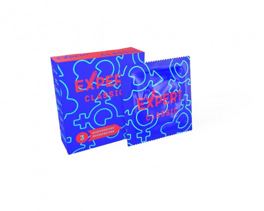 Классические презервативы Expert Classic - 3 шт. - Expert - купить с доставкой в Великом Новгороде
