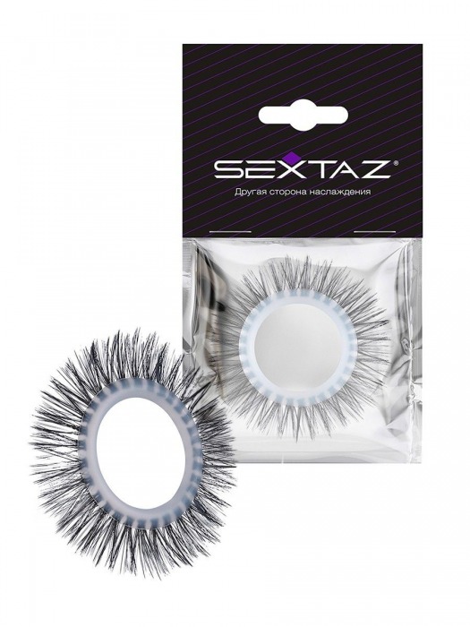 Круглое эрекционное кольцо с длинными «ресничками» - Sextaz - в Великом Новгороде купить с доставкой