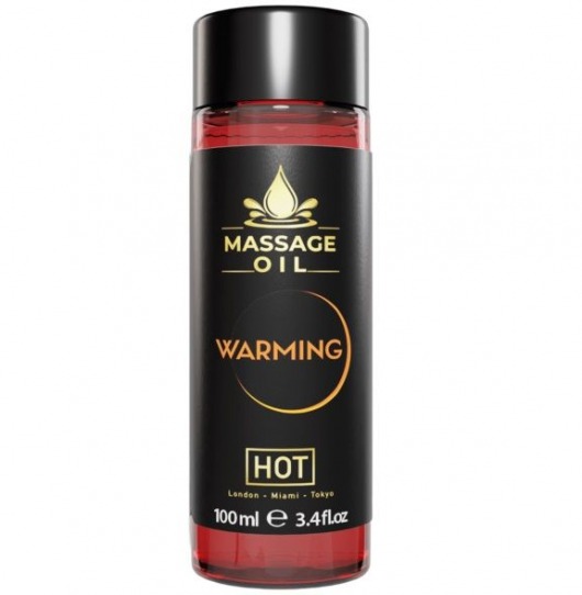 Массажное масло с согревающим эффектом Massage Oil Warming - 100 мл. - HOT - купить с доставкой в Великом Новгороде