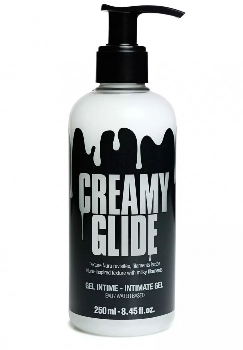 Лубрикант на водной основе Creamy Glide с консистенцией спермы - 250 мл. - Strap-on-me - купить с доставкой в Великом Новгороде