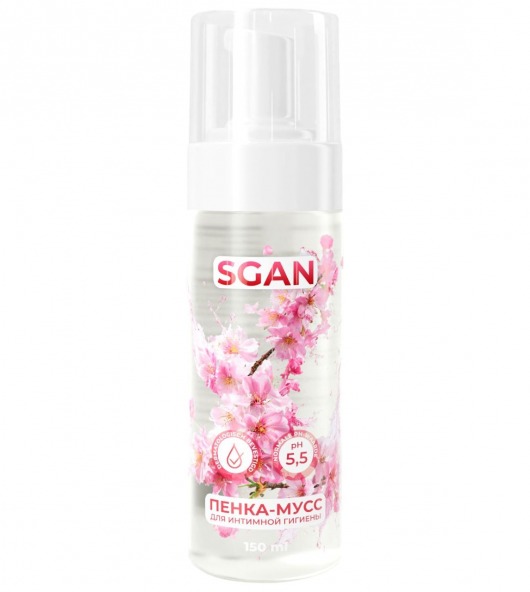 Пенка-мусс для интимной гигиены SGAN с пребиотиками - 150 мл. - SGAN - купить с доставкой в Великом Новгороде