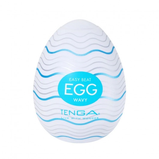 Мастурбатор-яйцо Tenga Egg Wavy - Tenga - в Великом Новгороде купить с доставкой