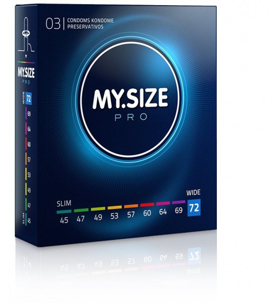 Презервативы MY.SIZE размер 72 - 3 шт. - My.Size - купить с доставкой в Великом Новгороде