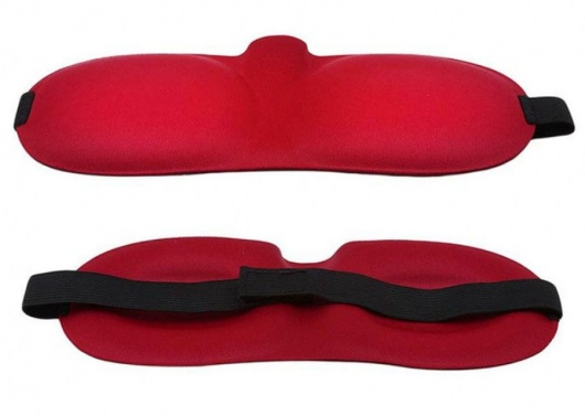 Красная глухая маска на резинке - Sitabella - купить с доставкой в Великом Новгороде