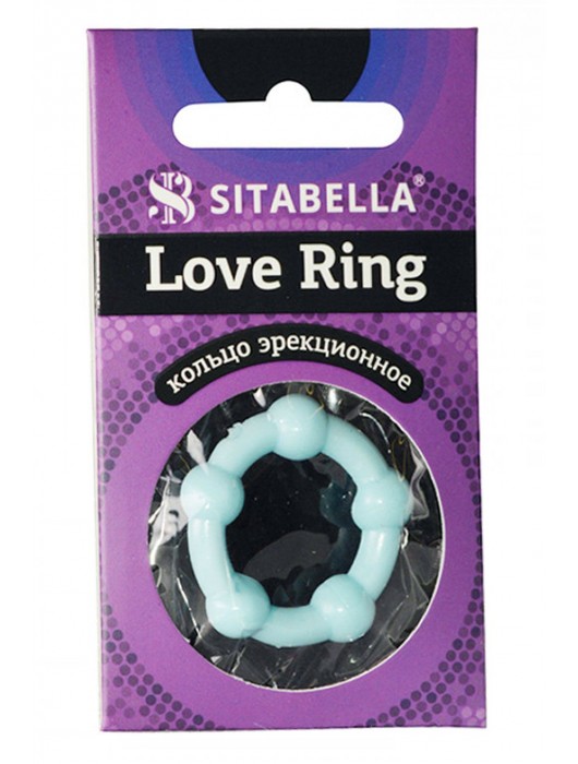 Цветное эрекционное кольцо Love Ring с бусинами - Sitabella - в Великом Новгороде купить с доставкой