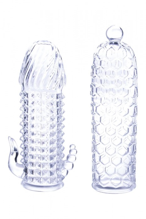 Набор из 2 прозрачных насадок на член Seductive Tickler Sleeves Set - NMC - в Великом Новгороде купить с доставкой