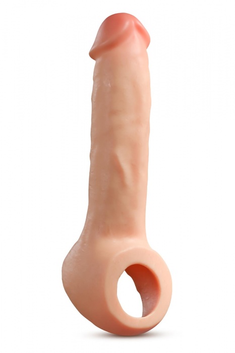 Телесная насадка-удлинитель Thrive 8.75 Inch Realistic Penis Extender Sleeve - 22,2 см. - Blush Novelties - в Великом Новгороде купить с доставкой