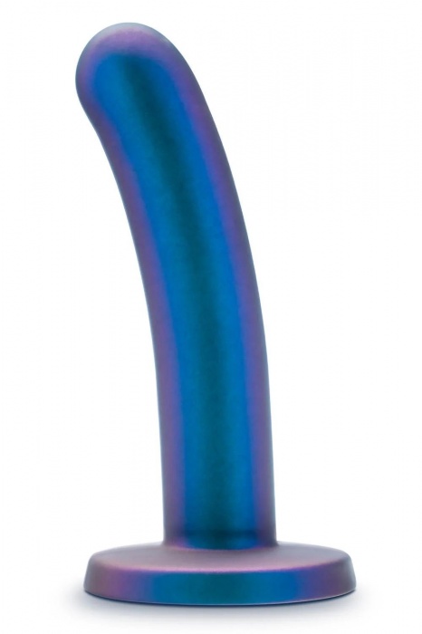 Синяя насадка с гладкой поверхностью Surrender 5.75 Inch Intermediate Pegging Dildo - 14,6 см. - Blush Novelties - купить с доставкой в Великом Новгороде