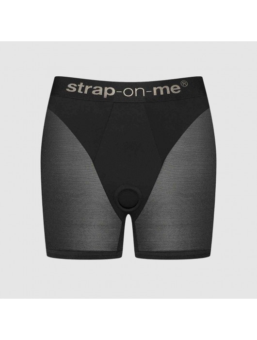 Трусики-шорты для фиксации насадок Strap-on-me Harness Lingerie Halo - size S - Strap-on-me - купить с доставкой в Великом Новгороде