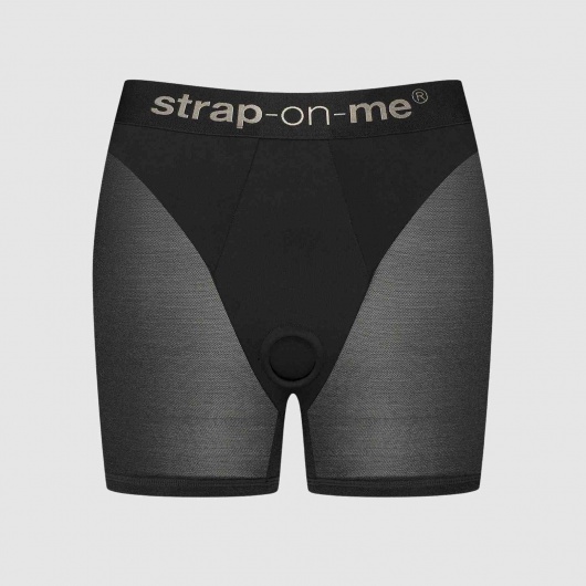 Трусики-шорты для фиксации насадок Strap-on-me Harness Lingerie Halo - size M - Strap-on-me - купить с доставкой в Великом Новгороде