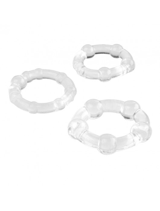 Набор из 3 эрекционных прозрачных колец - Boys of Toys - в Великом Новгороде купить с доставкой