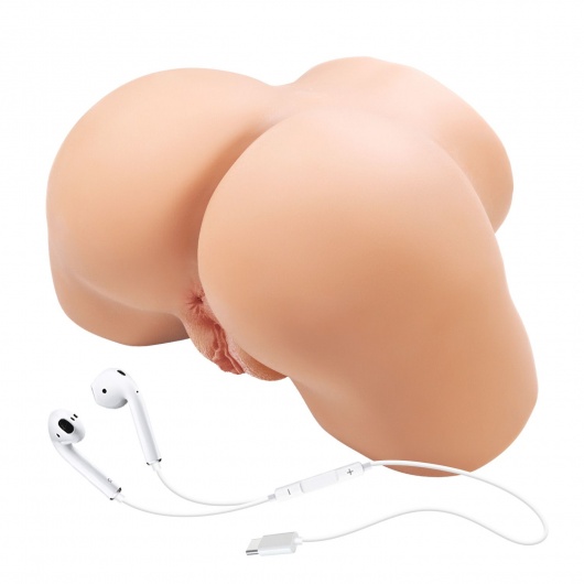 Телесный мастурбатор Olivia с 2 любовными отверстиями - Baile - в Великом Новгороде купить с доставкой