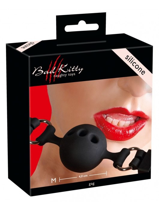 Средний силиконовый кляп-шар на регулируемых ремешках - Orion - купить с доставкой в Великом Новгороде