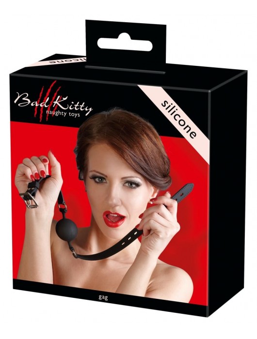 Средний силиконовый кляп-шар на регулируемых ремешках - Orion - купить с доставкой в Великом Новгороде