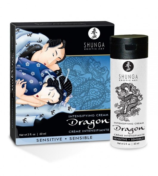 Интимный мужской крем SHUNGA DRAGON SENSITIVE - 60 мл. - Shunga - купить с доставкой в Великом Новгороде