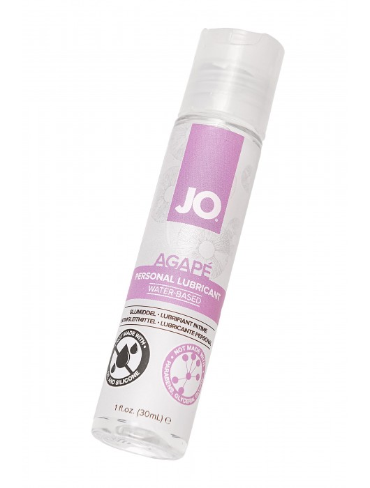 Лубрикант на водной основе для женщин JO AGAPE ORIGINAL - 30 мл. - System JO - купить с доставкой в Великом Новгороде