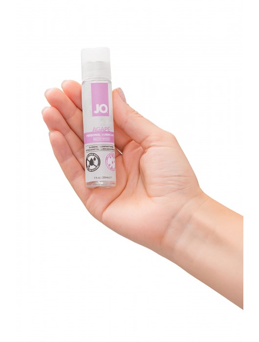 Лубрикант на водной основе для женщин JO AGAPE ORIGINAL - 30 мл. - System JO - купить с доставкой в Великом Новгороде