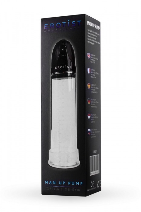 Автоматическая вакуумная помпа Man up pump - Erotist Adult Toys - в Великом Новгороде купить с доставкой