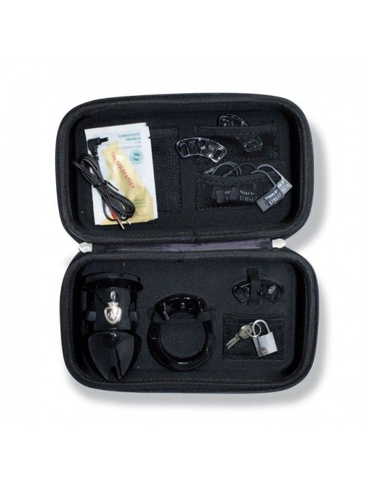 Пояс верности с электростимуляцией Mystim Pubic Enemy No1 Black Edition - MyStim - купить с доставкой в Великом Новгороде