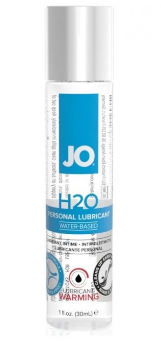 Возбуждающий лубрикант на водной основе JO Personal Lubricant H2O Warming - 30 мл. - System JO - купить с доставкой в Великом Новгороде