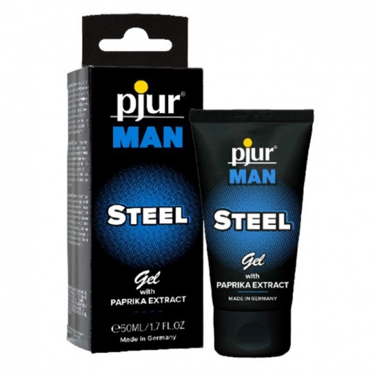 Эрекционный гель для пениса pjur MAN Steel Gel - 50 мл. - Pjur - купить с доставкой в Великом Новгороде