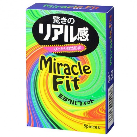 Презервативы Sagami Xtreme Miracle Fit - 5 шт. - Sagami - купить с доставкой в Великом Новгороде