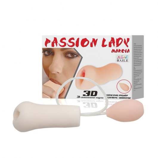 Мастурбатор Passion Lady Marcia с грушей для имитации посасывания - Baile - в Великом Новгороде купить с доставкой