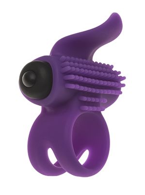 Эрекционное кольцо с подхватом мошонки и стимуляцией клитора Bullet Lastic Ring - Adrien Lastic - в Великом Новгороде купить с доставкой