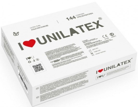 Ультратонкие презервативы Unilatex Ultra Thin - 144 шт. - Unilatex - купить с доставкой в Великом Новгороде