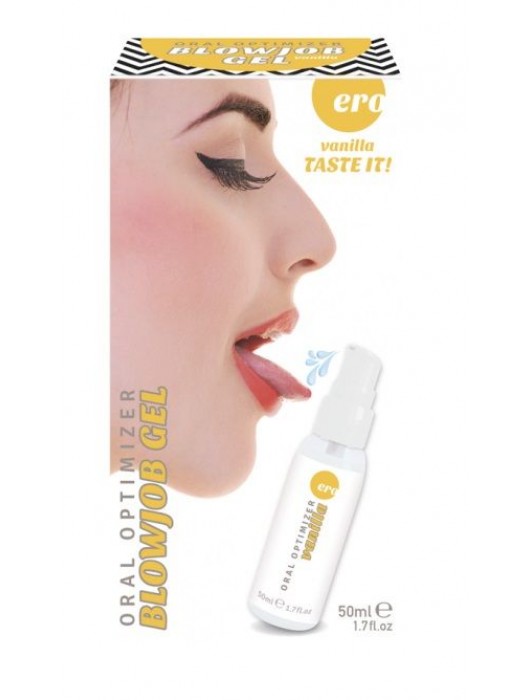 Увлажняющий гель для орального секса с ароматом ванили - 50 мл. - Ero - купить с доставкой в Великом Новгороде