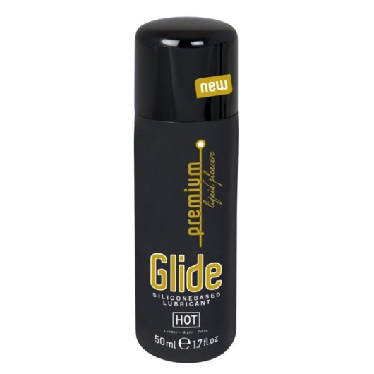 Интимный гель на силиконовой основе Premium Glide - 50 мл. - HOT - купить с доставкой в Великом Новгороде