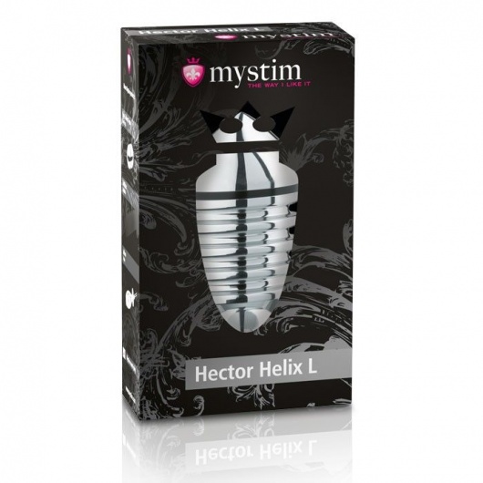 Анальный плаг для электростимуляции Hector Helix Buttplug L - 11,5 см. - MyStim - купить с доставкой в Великом Новгороде