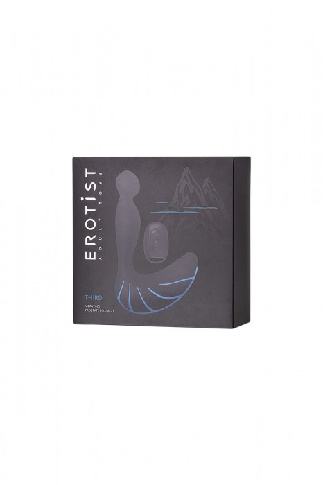 Чёрно-синий массажер простаты Erotist Third - Erotist Adult Toys - в Великом Новгороде купить с доставкой