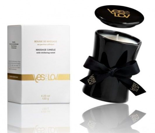 Массажная свеча Titillating Massage Candle - 120 мл. - YESforLOV - купить с доставкой в Великом Новгороде