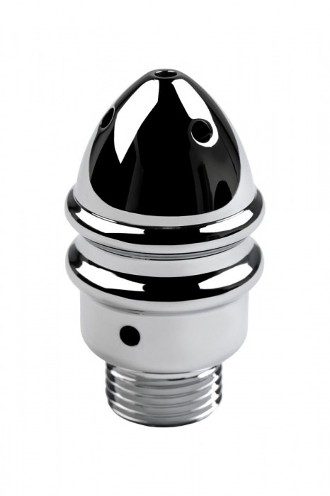 Металлический анальный душ с тремя насадками - ToyFa - купить с доставкой в Великом Новгороде