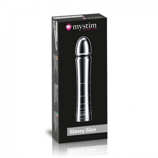 Фаллоимитатор для электростимуляции Glossy Glen Dildo - 14 см. - MyStim - купить с доставкой в Великом Новгороде