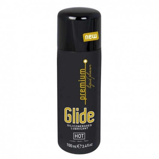 Интимный гель на силиконовой основе Premium Glide - 100 мл. - HOT - купить с доставкой в Великом Новгороде